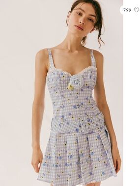 For Love & Lemons Brigitta Mini Dress